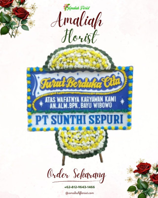 Papan Bunga Duka di Sasak