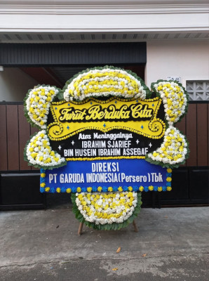 Papan Bunga Duka di Sasak