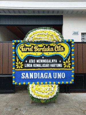 Papan Bunga Duka di Sasak